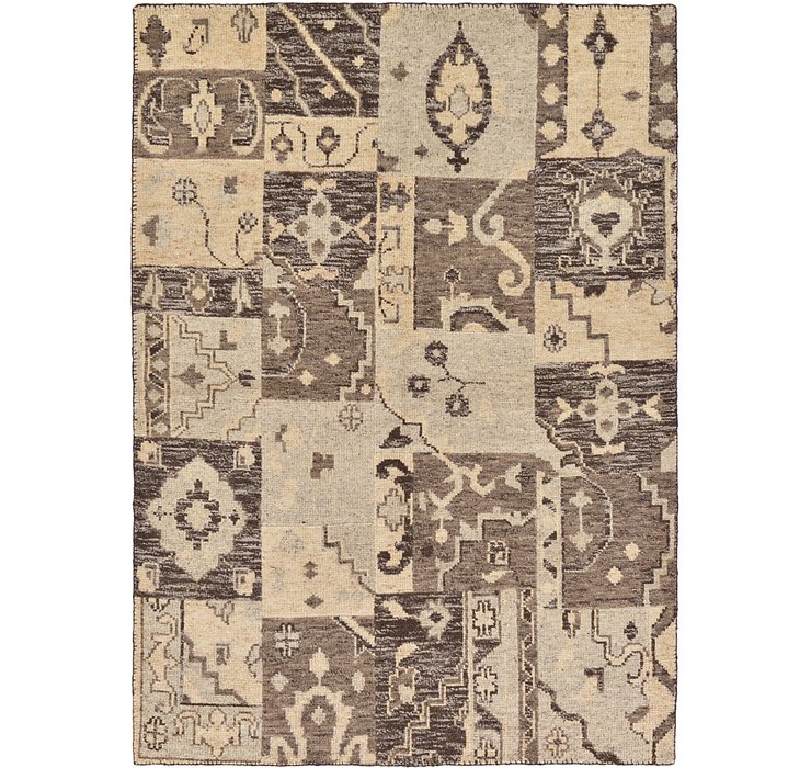 5' 8 x 8' Patchwork Rug