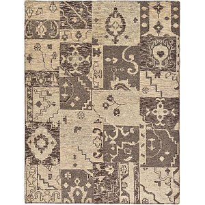 HandKnotted 5' 9 x 7' 7 Patchwork Rug