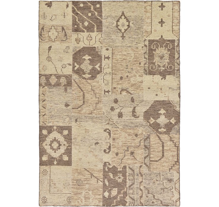 6' 6 x 9' 8 Patchwork Rug