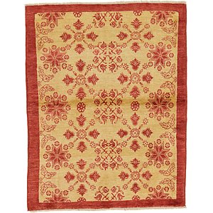 Unique Loom 3' 9 x 4' 10 Modern Ziegler Rug