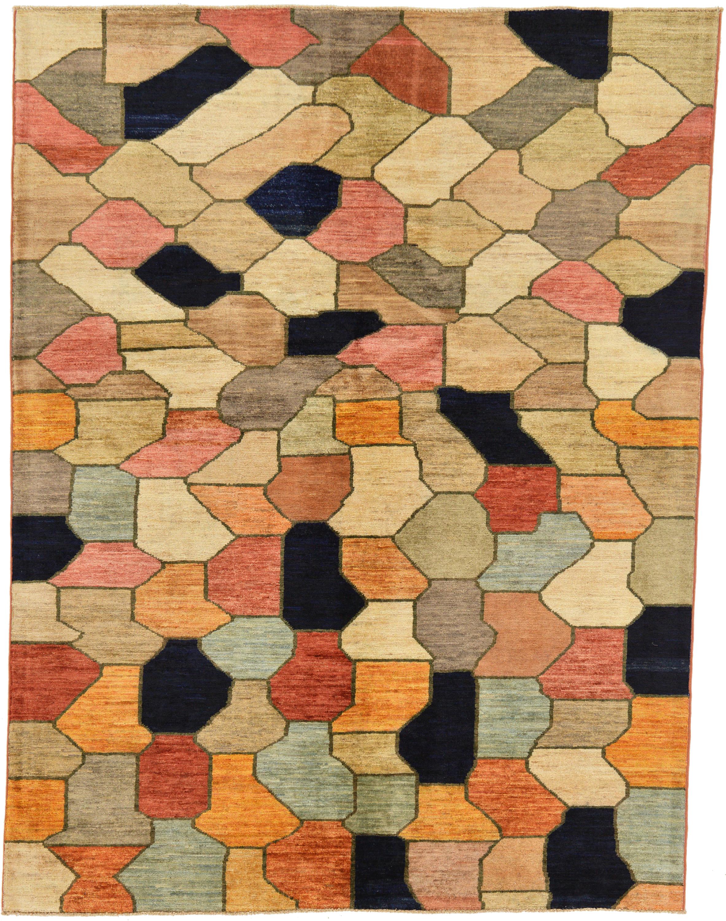 Multicolor 5' x 6' 5 Modern Ziegler Rug eSaleRugs