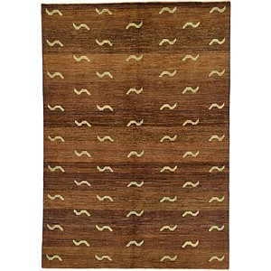 HandKnotted 5' 6 x 7' 10 Modern Ziegler Rug