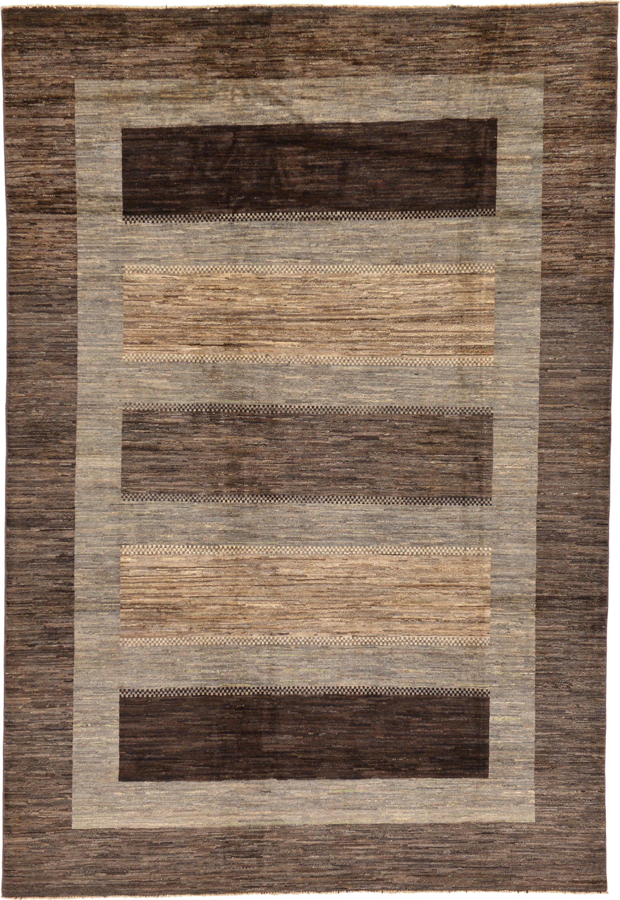 Taupe 6' 8 x 9' 8 Modern Ziegler Rug Oriental Rugs eSaleRugs