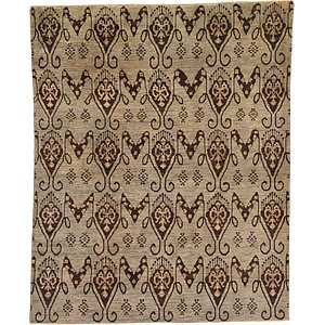 Unique Loom 6' 6 x 8' Modern Ziegler Rug