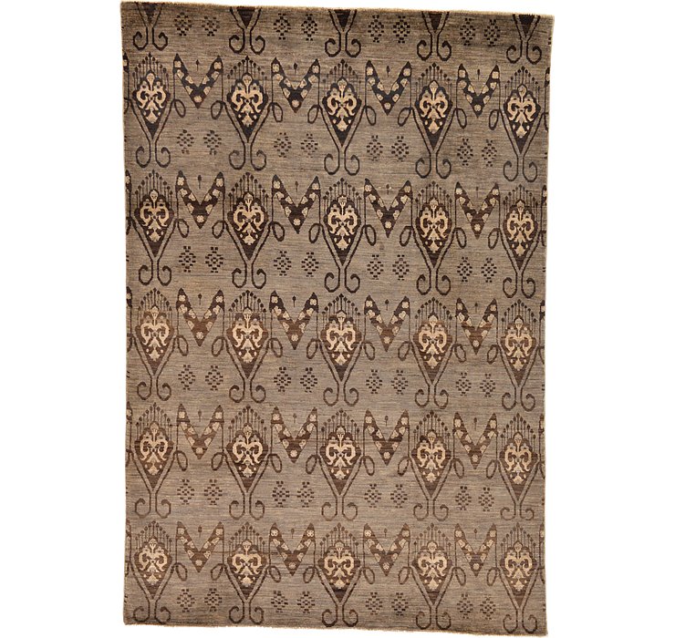 6' 8 x 9' 7 Modern Ziegler Rug