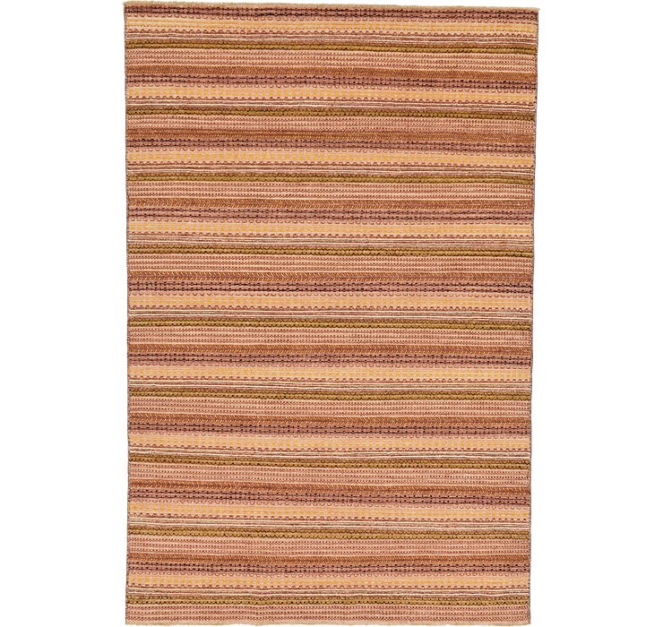 HandKnotted 6' 4 x 9' 7 Modern Ziegler Rug
