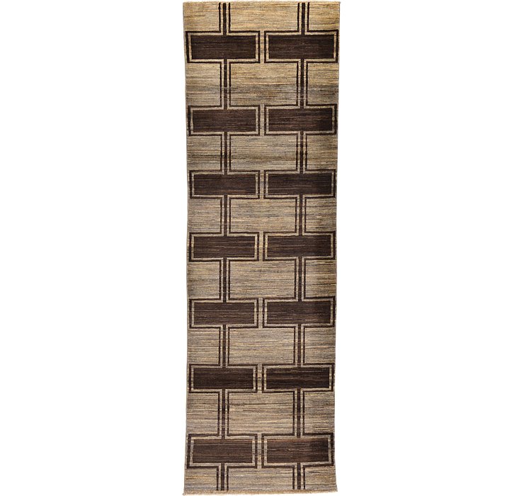 3' x 9' 8 Modern Ziegler Runner Rug