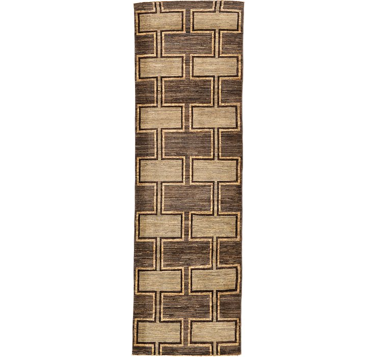 3' x 9' 8 Modern Ziegler Runner Rug