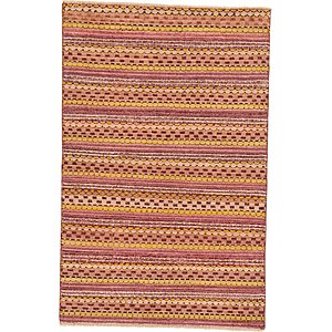 Unique Loom 4' x 6' Modern Ziegler Rug