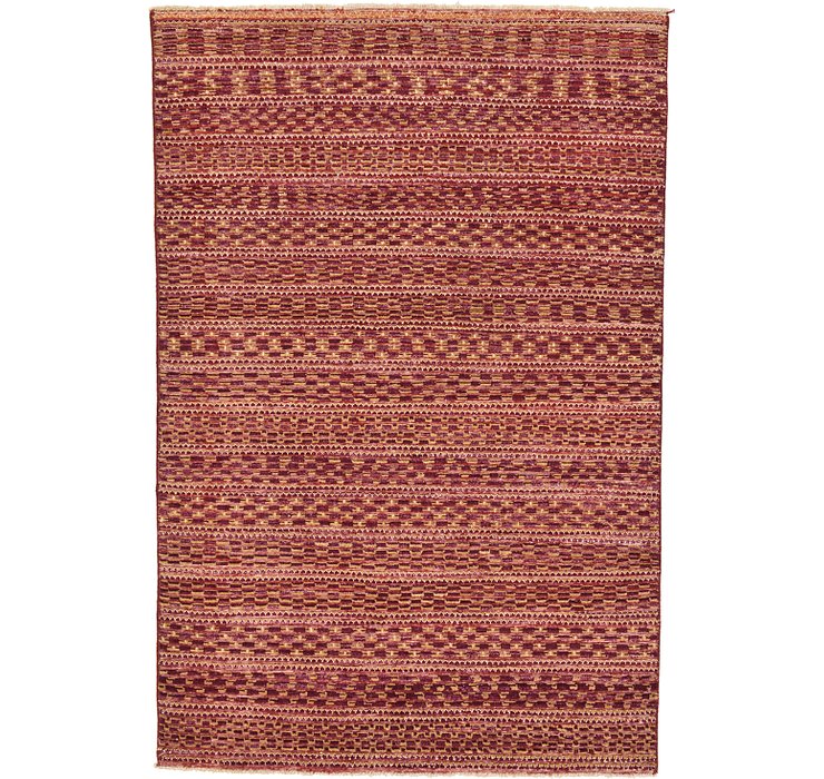 HandKnotted 4' 6 x 6' 8 Modern Ziegler Rug