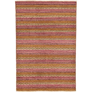 Unique Loom 4' x 6' Modern Ziegler Rug