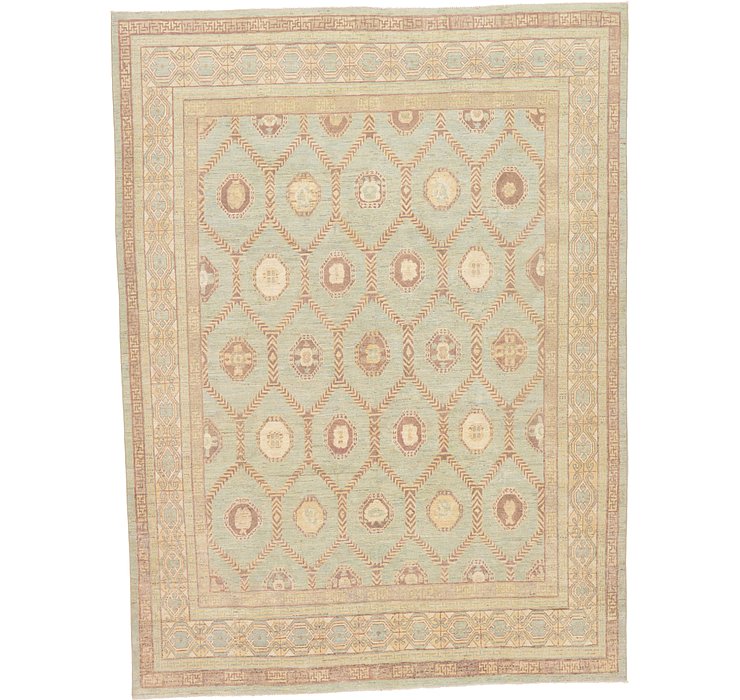 8' 8 x 11' 8 Khotan Ziegler Rug