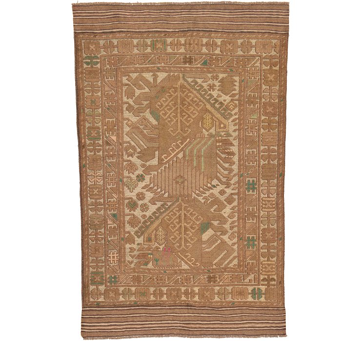 4' 2 x 6' 6 Sumak Rug