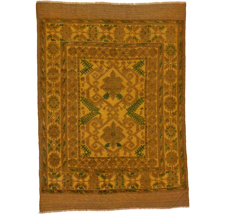 4' x 5' 8 Kilim Suzani Rug