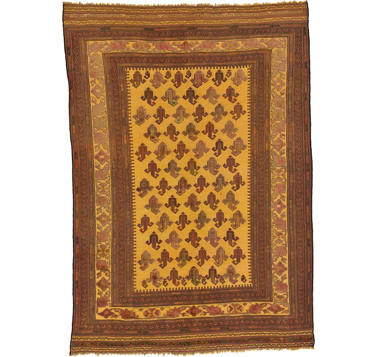 6' 9 x 9' 6 Kilim Suzani Rug