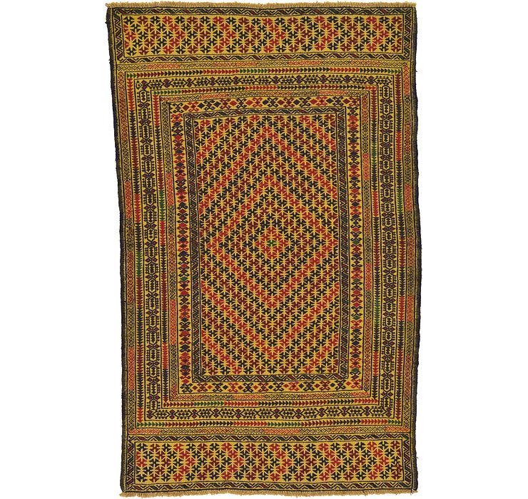 3' 10 x 6' 2 Kilim Afghan Rug