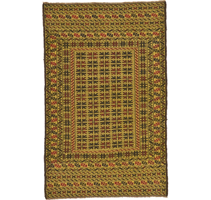 117cm x 183cm Kilim Afghan Rug