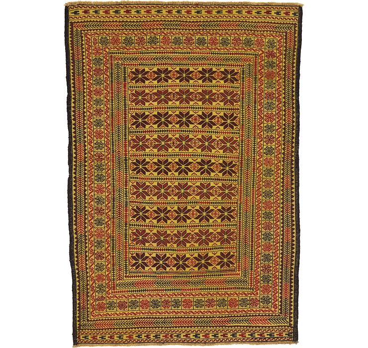 4' 3 x 6' 3 Kilim Afghan Rug