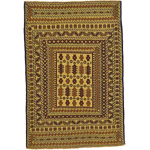 4' 5 x 6' 6 Kilim Afghan Rug