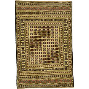 4' x 6' Kilim Afghan Rug