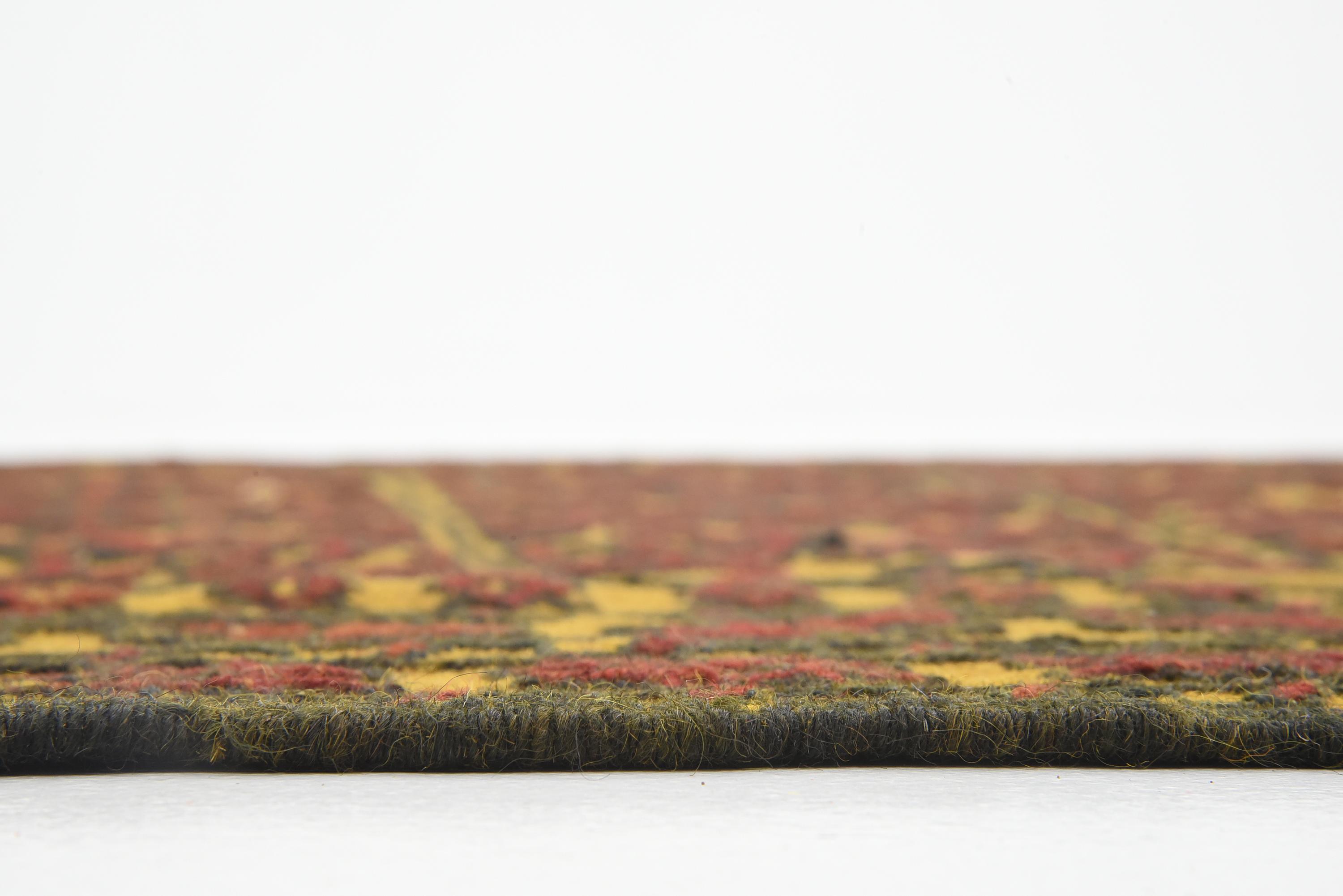 Gold 4' x 6' 6 Kilim Afghan Rug iRugs UK