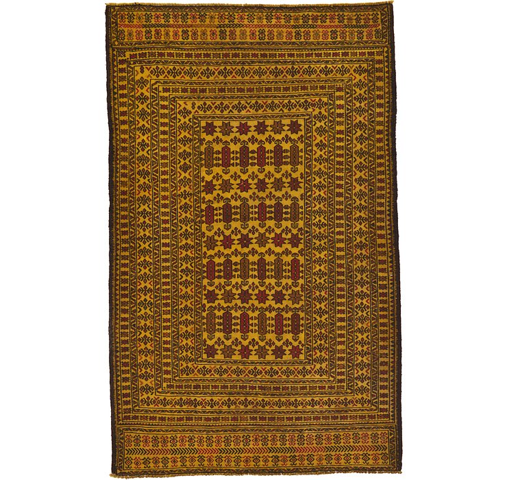 4' x 6' 5 Kilim Afghan Rug