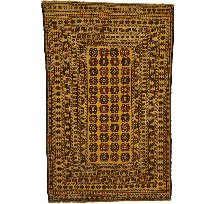 4' x 6' Kilim Afghan Rug