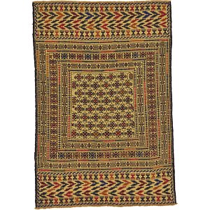 4' x 6' Kilim Afghan Rug