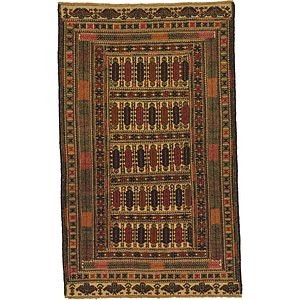 4' x 6' 7 Kilim Afghan Rug