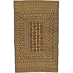 4' x 6' 5 Kilim Afghan Rug