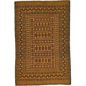 4' x 6' 3 Kilim Afghan Rug