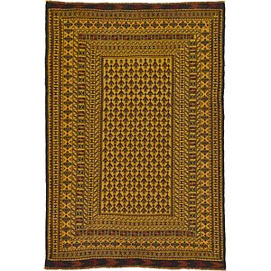 4' 3 x 6' 3 Kilim Afghan Rug
