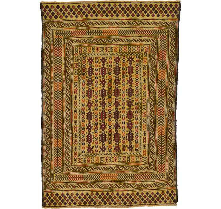 4' 4 x 6' 5 Kilim Afghan Rug