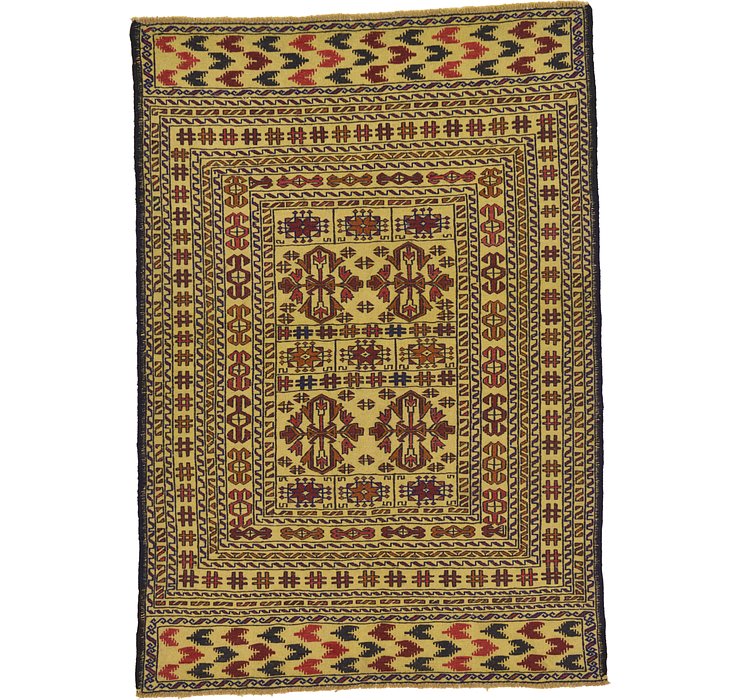 127cm x 183cm Kilim Afghan Rug