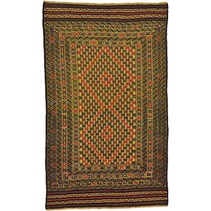 4' x 6' 6 Kilim Afghan Rug