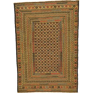 4' 4 x 6' 2 Kilim Afghan Rug