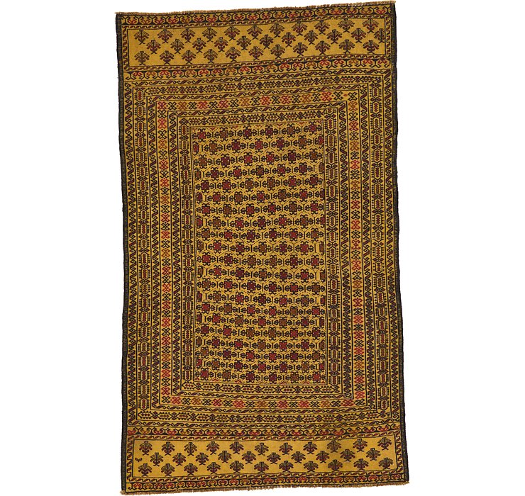 4' x 6' 9 Kilim Afghan Rug