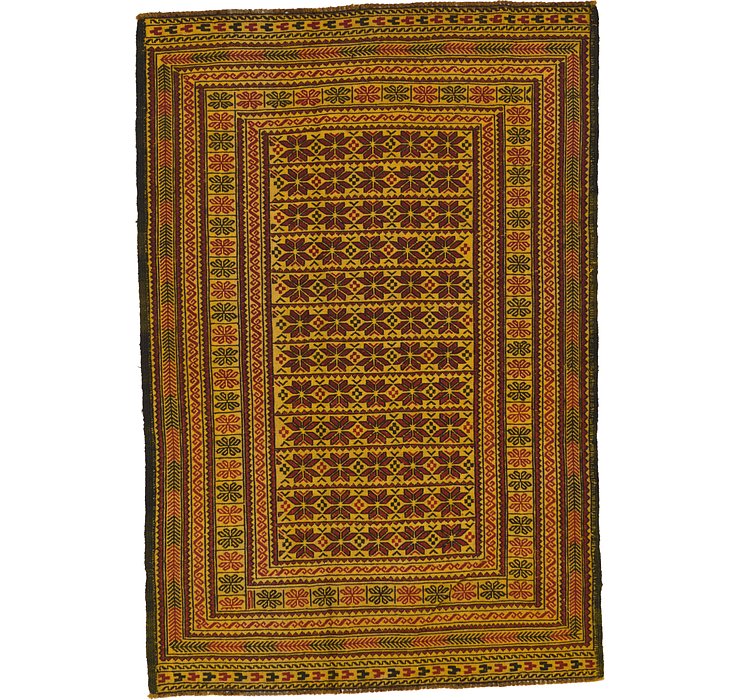 132cm x 193cm Kilim Afghan Rug
