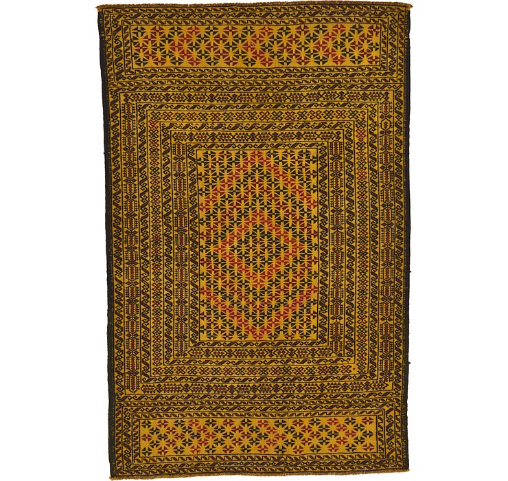 3' 10 x 5' 9 Kilim Afghan Rug