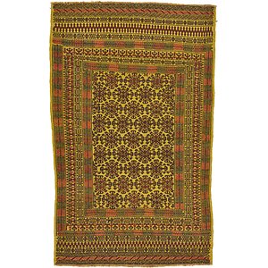 4' x 6' 3 Kilim Afghan Rug