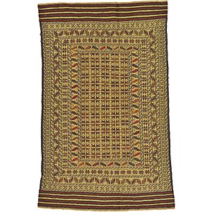 4' x 6' 2 Kilim Afghan Rug