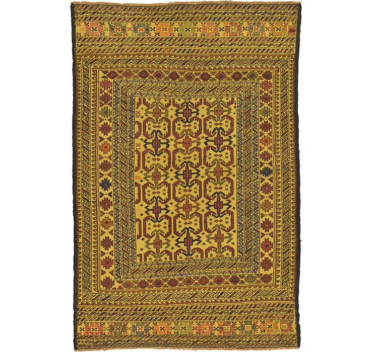 132cm x 200cm Kilim Afghan Rug