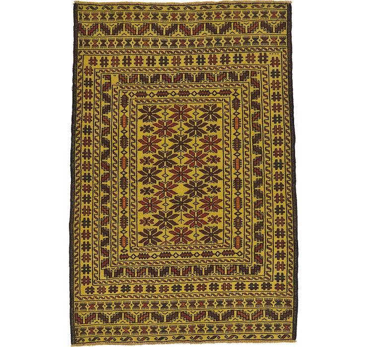 4' x 6' Kilim Afghan Rug