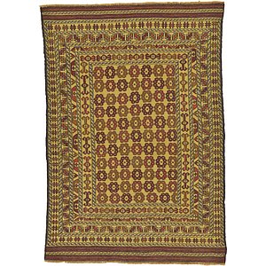 4' 3 x 6' 2 Kilim Afghan Rug