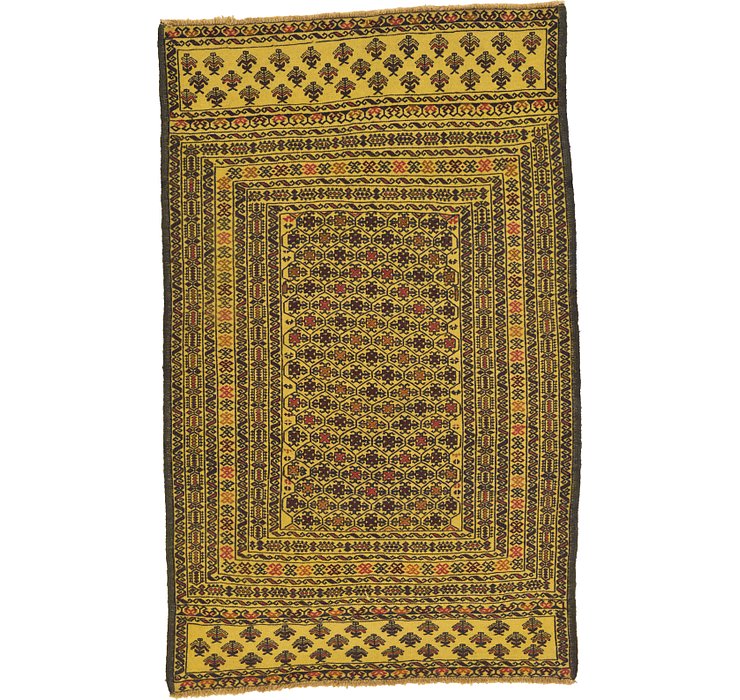 4' x 6' 6 Kilim Afghan Rug