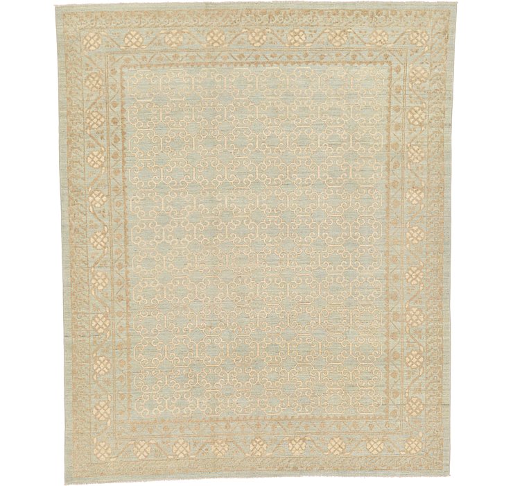 8' x 9' 7 Khotan Ziegler Oriental...
