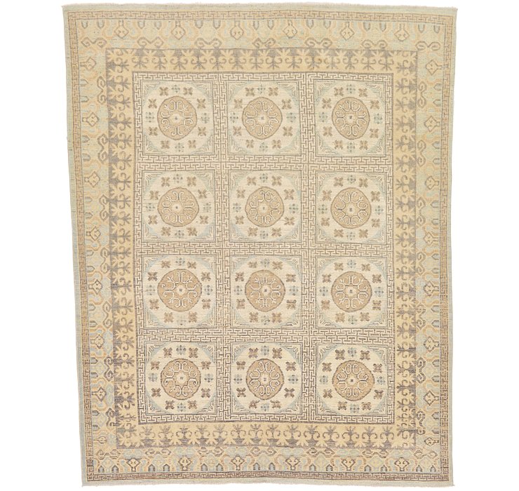 8' x 10' Khotan Ziegler Oriental...