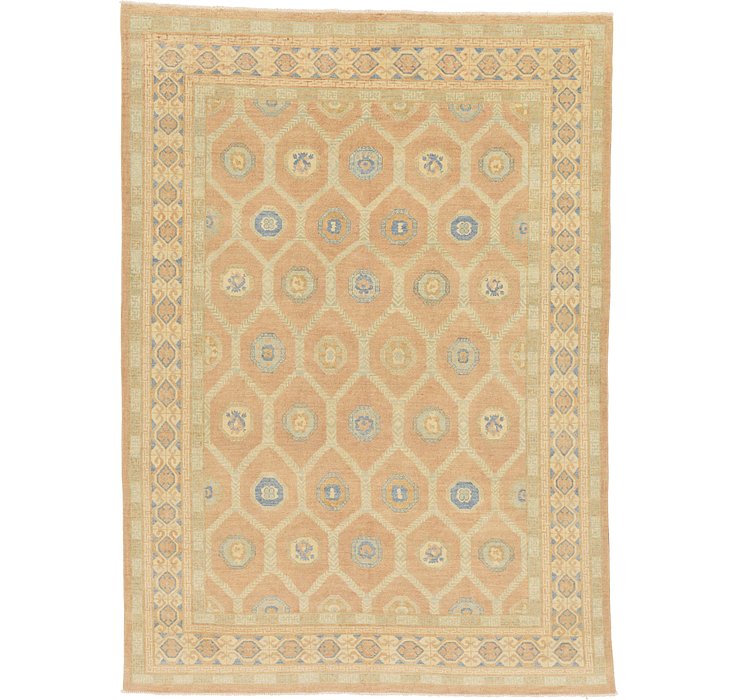 8' 6 x 11' 9 Khotan Ziegler Oriental...