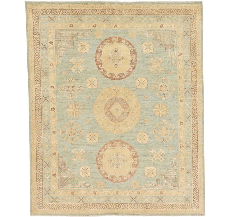 8' x 9' 10 Khotan Ziegler Oriental...