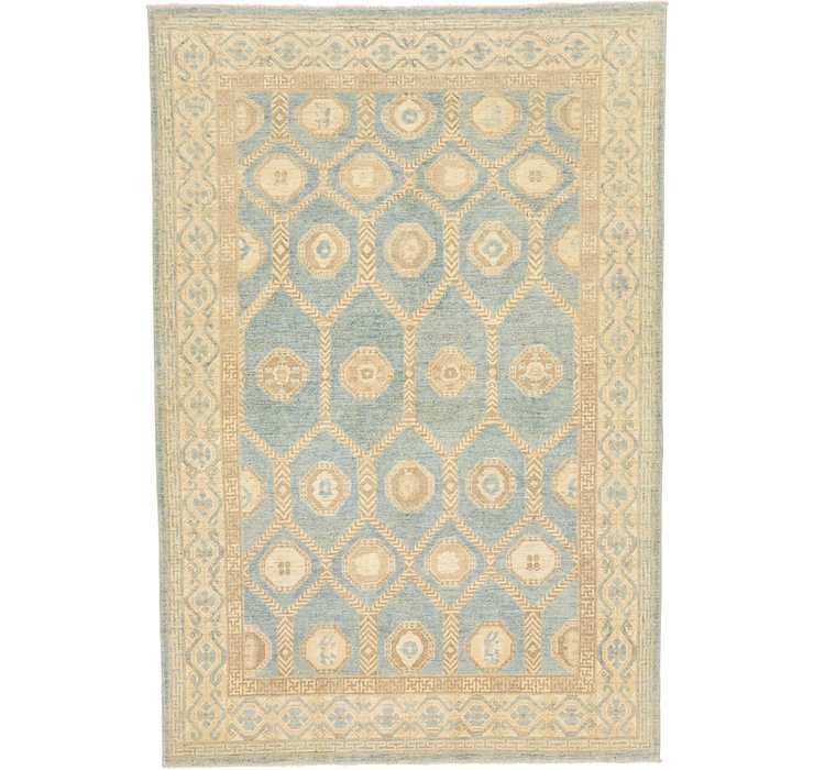 6' 5 x 9' 6 Khotan Ziegler Oriental...
